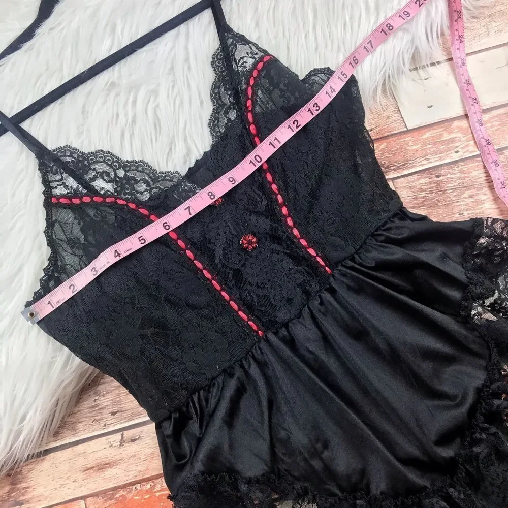 Vintage 1980’s‎ bodysuit lingerie one piece lace - Picture 3 of 5